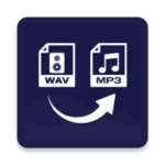 wav to mp3 converter android application logo